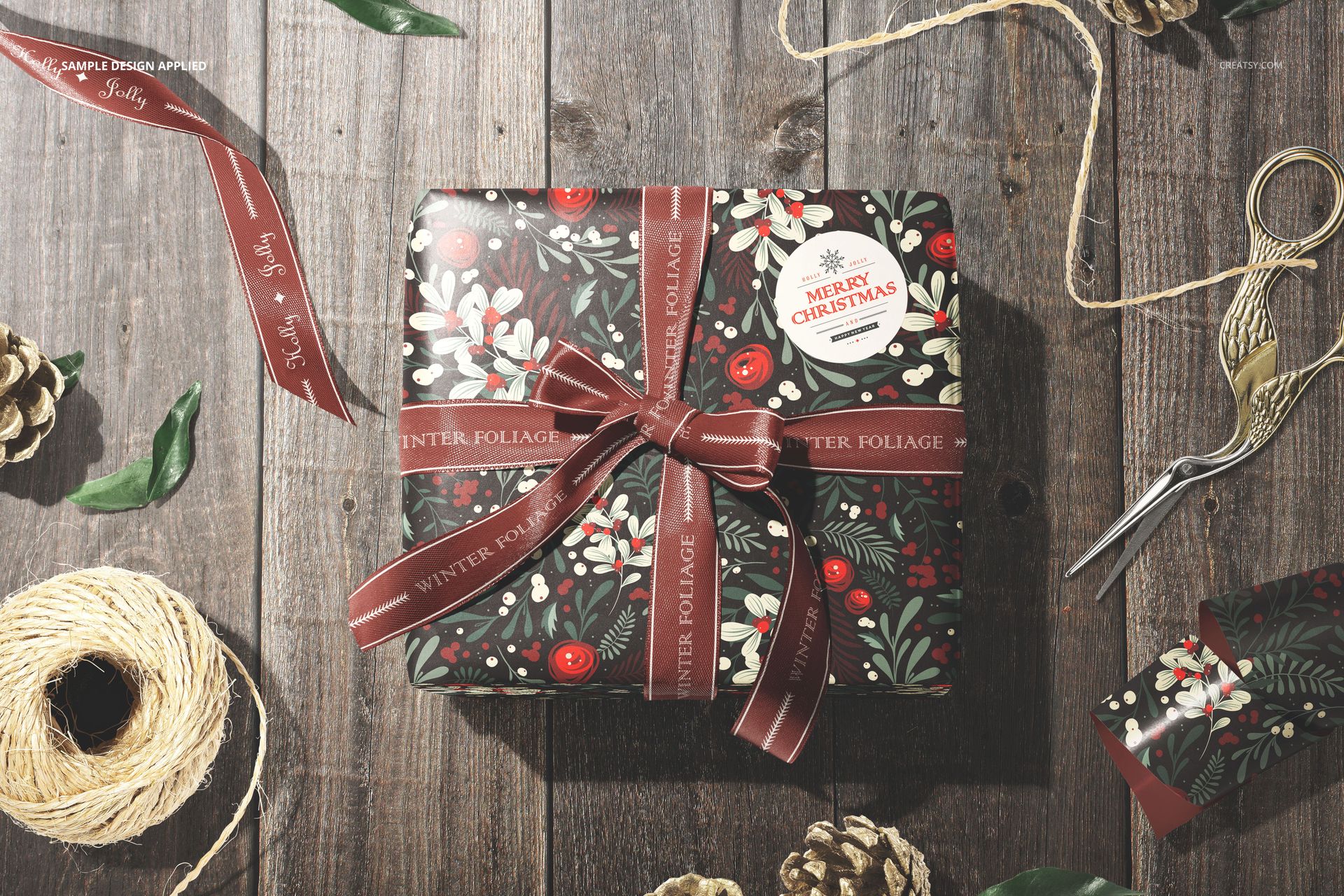 Wrapping Paper Mockup Set - mockup screenshot 5