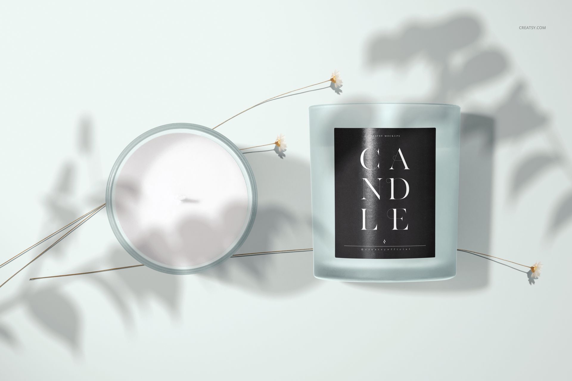 Frosted Glass Candle Mockup Set - mockup screenshot 7