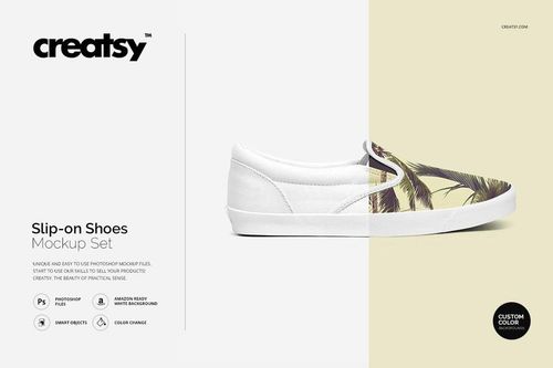 Slip-on Shoes Mockup Set - mockup preview 1