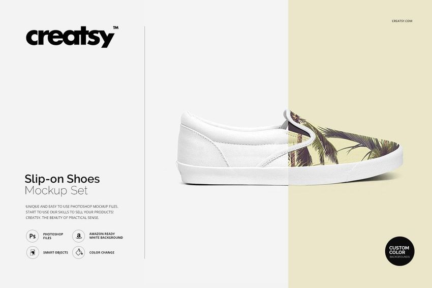 Slip-on Shoes Mockup Set - mockup screenshot 1