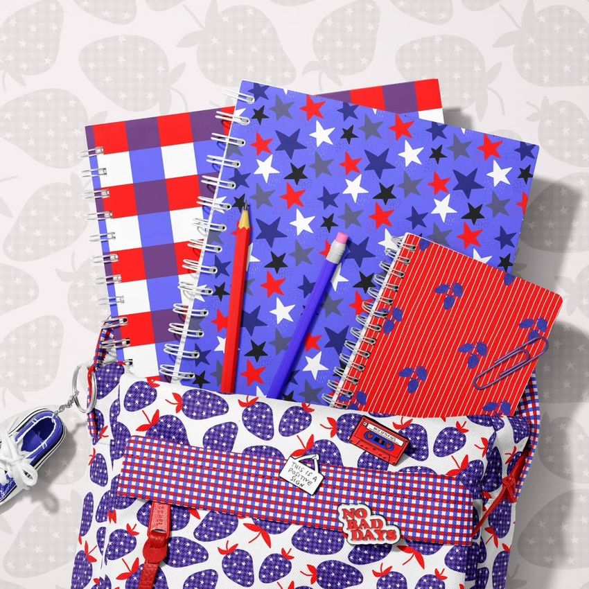 Stars, Stripes & Strawberries by Andrea Davidson - Files in Use example