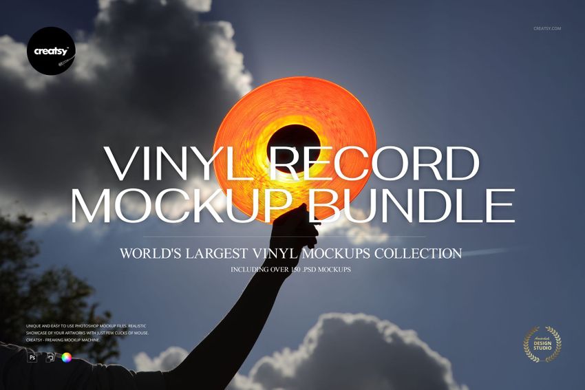 Vinyl Record Mockup Bundle - mockup screenshot 1