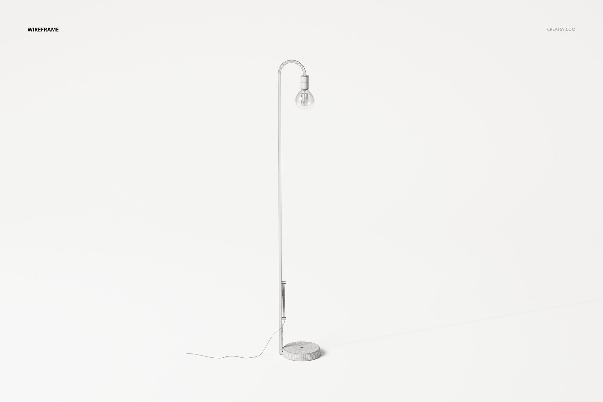 Industrial Style Floor Lamp 3D Model - mockup screenshot 6