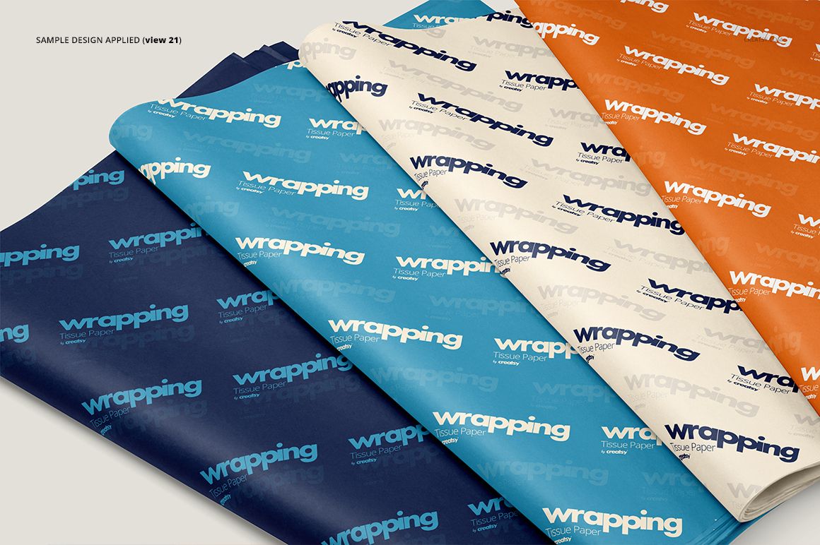 Wrapping Tissue Paper Mockup Bundle - mockup screenshot 27