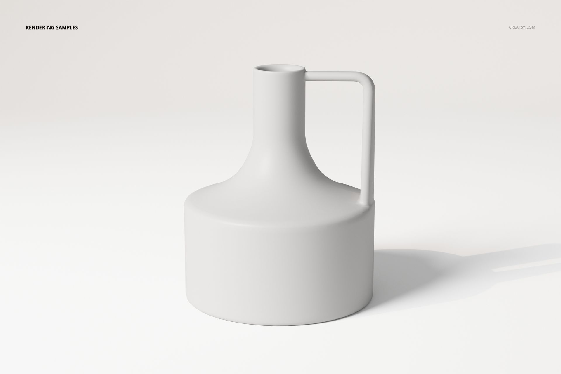 Decorative Pitcher Vase 3D Model - mockup screenshot 2
