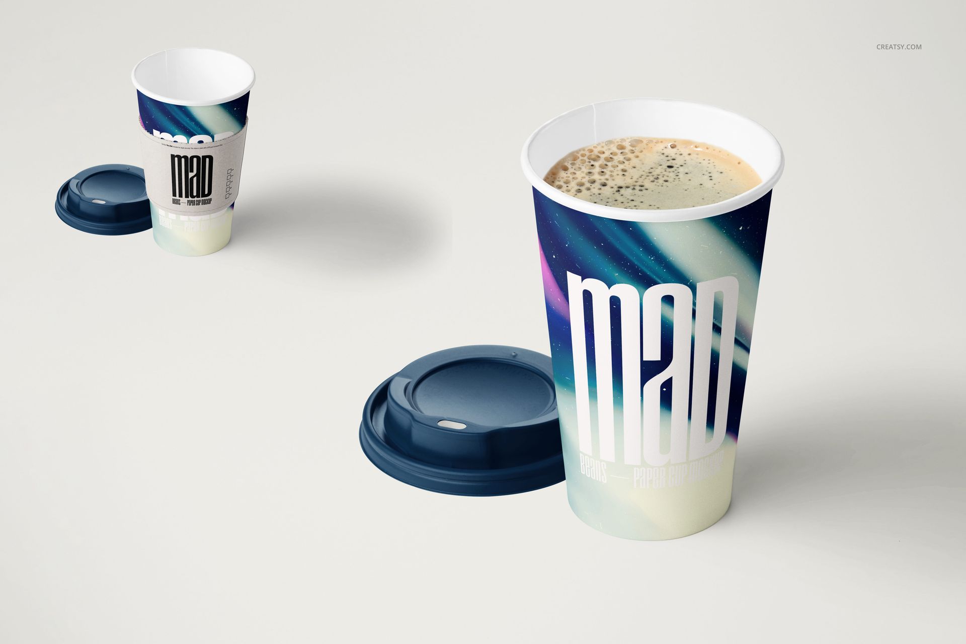 Paper Coffee Cup Mockup Set - mockup screenshot 7