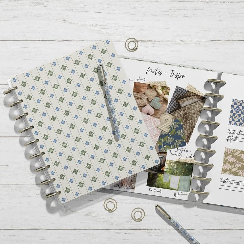 Sewing Planner by Nelly and Isobel - Files in Use example