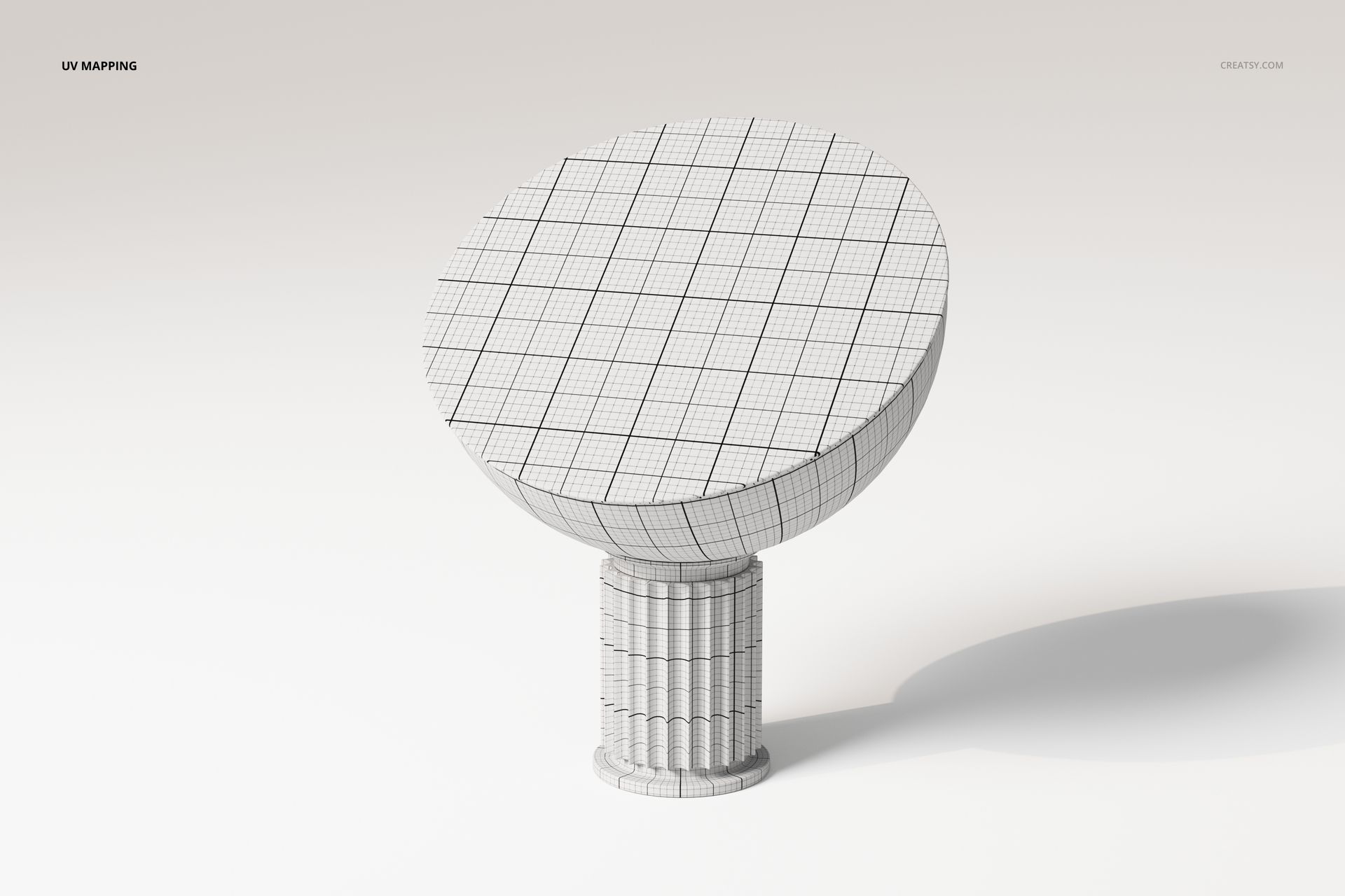Radar Table Lamp 3D Model - mockup screenshot 5