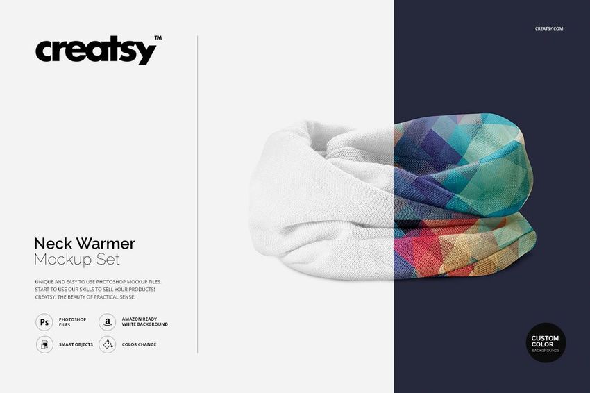 Neck Warmer Mockup Set - mockup screenshot 1