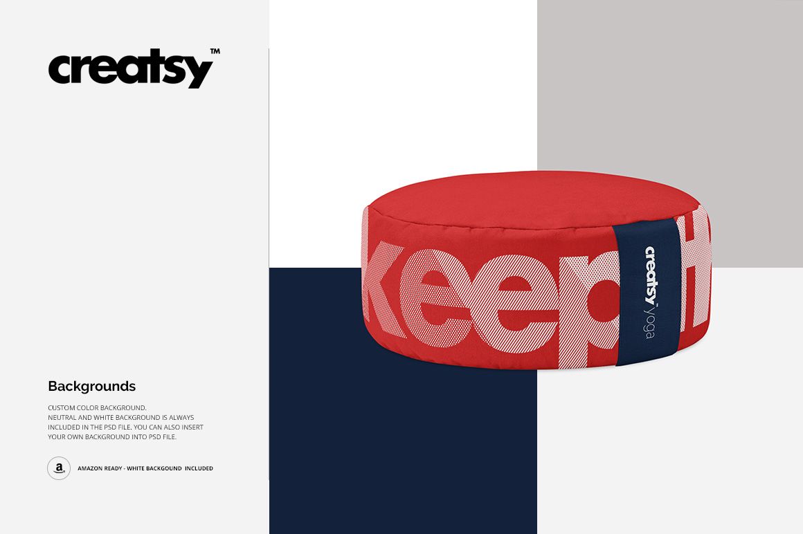 Meditation Cushion Mockup Set - mockup screenshot 5