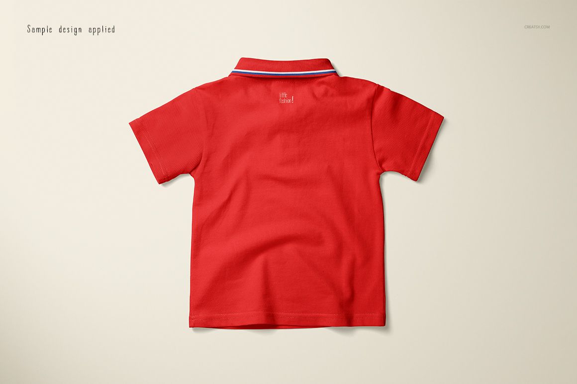 Kids Polo Set Mockup Set (22/LFv.1) - mockup screenshot 6