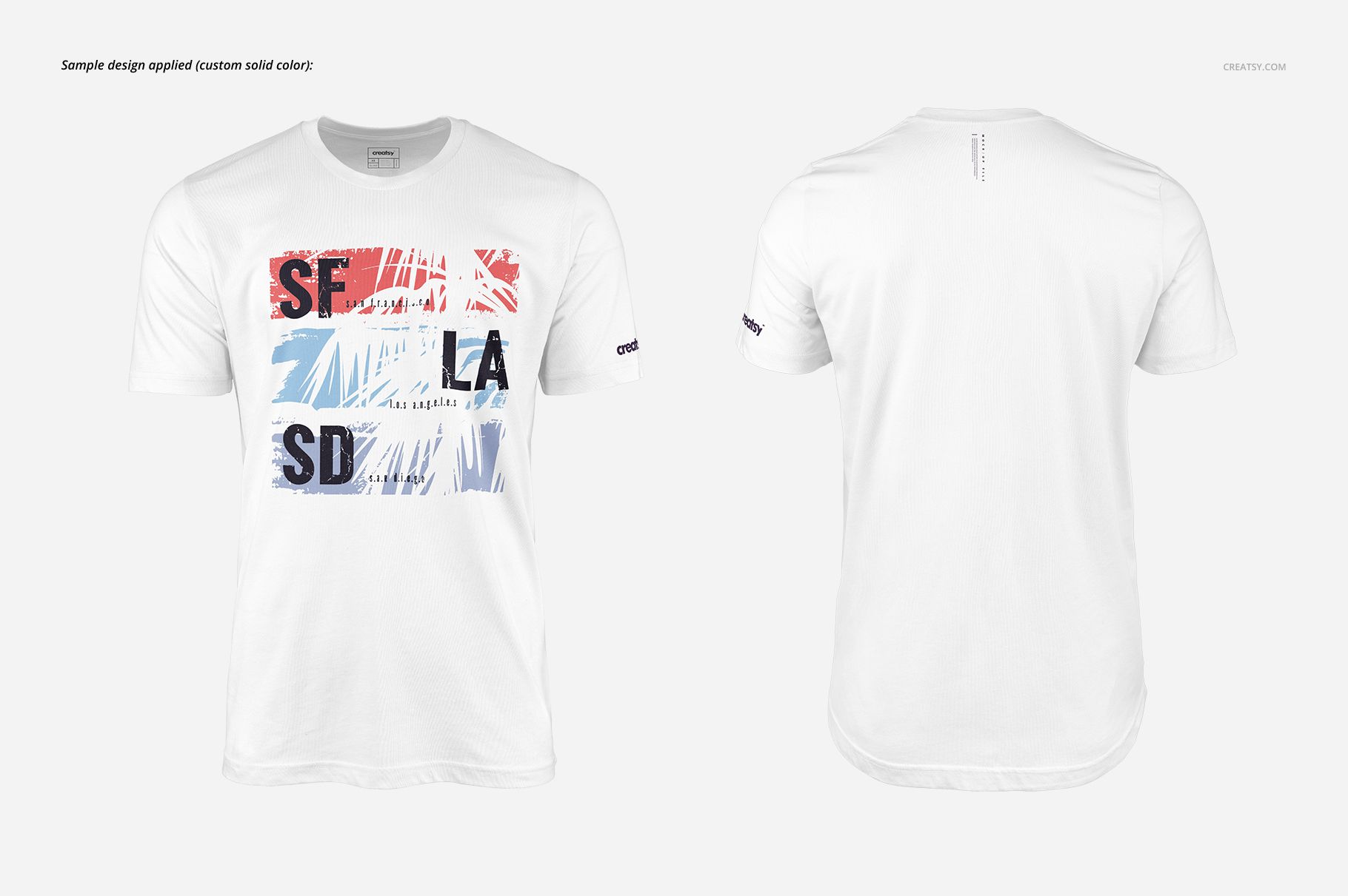 Men T-shirt Mockup Set - mockup screenshot 7