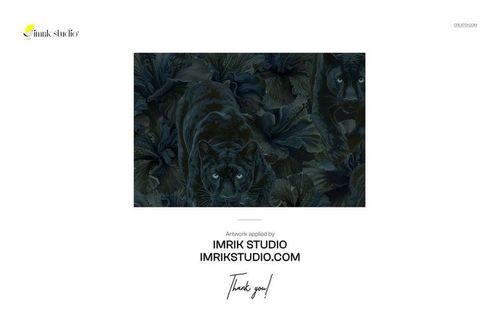 Framed bedroom wall art mockup showing dark floral and panther illustration, displayed in a modern hotel-style interior, front view.