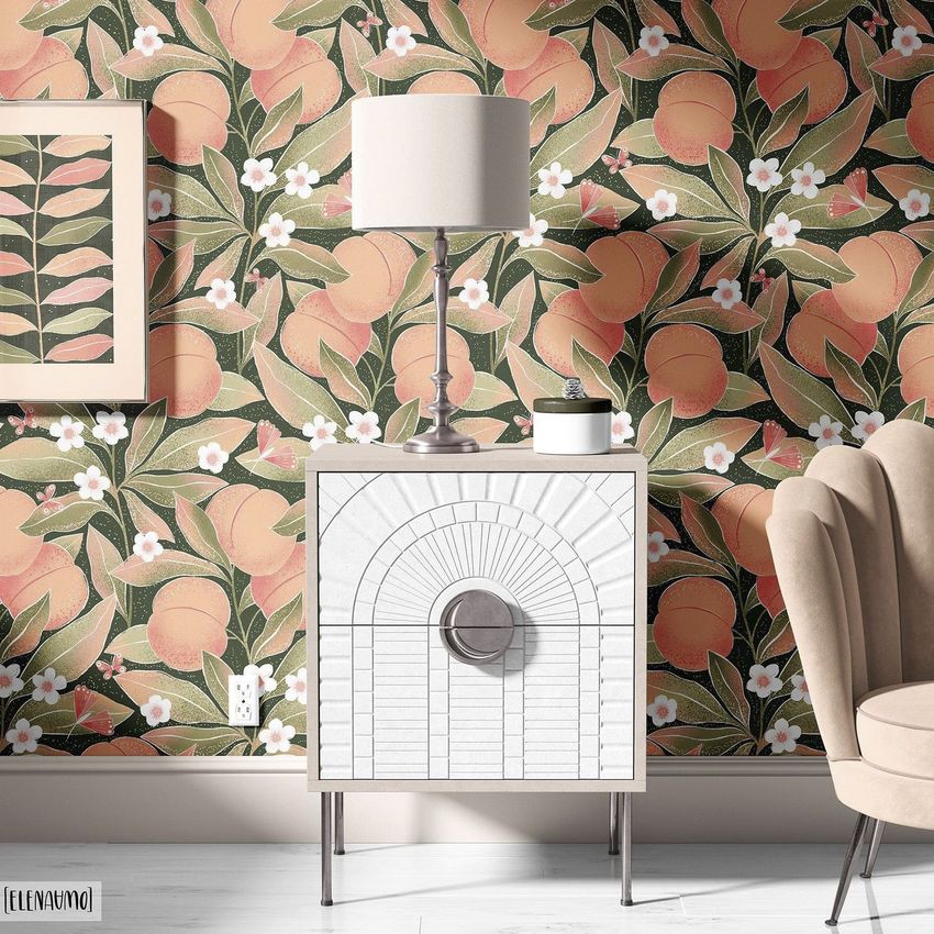 Peach Pattern by Elena Amo - Files in Use example