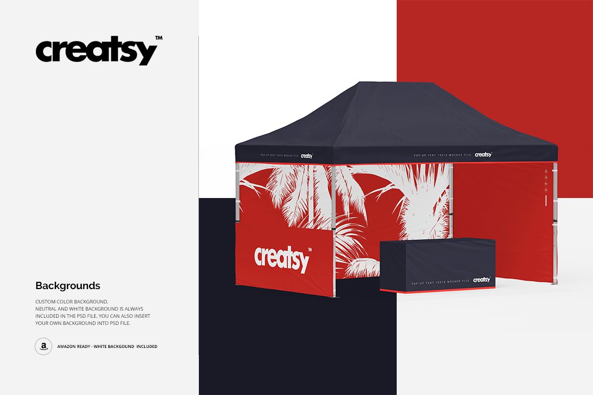 Pop Up Tent 10x15 Mockup - mockup screenshot 6