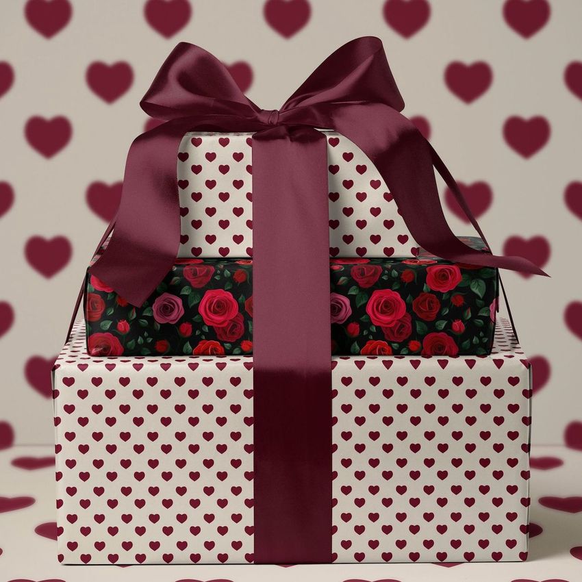 Valentine Wrapping Paper by House of Parlington - Files in Use example
