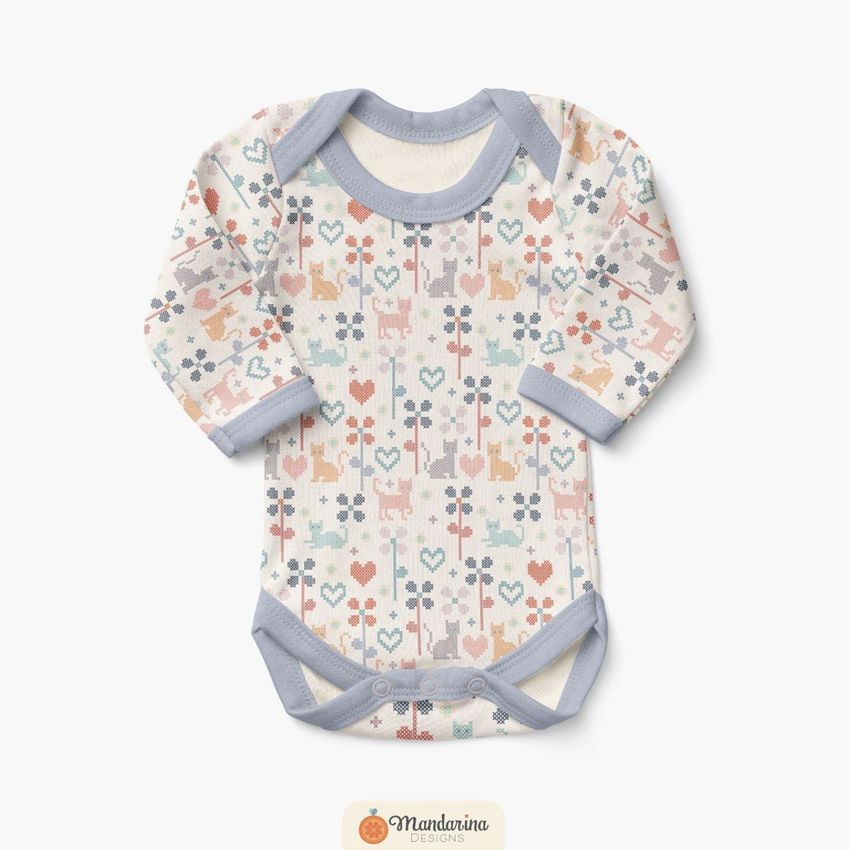 Cats Pattern  by Mandarina Designs - Files in Use example