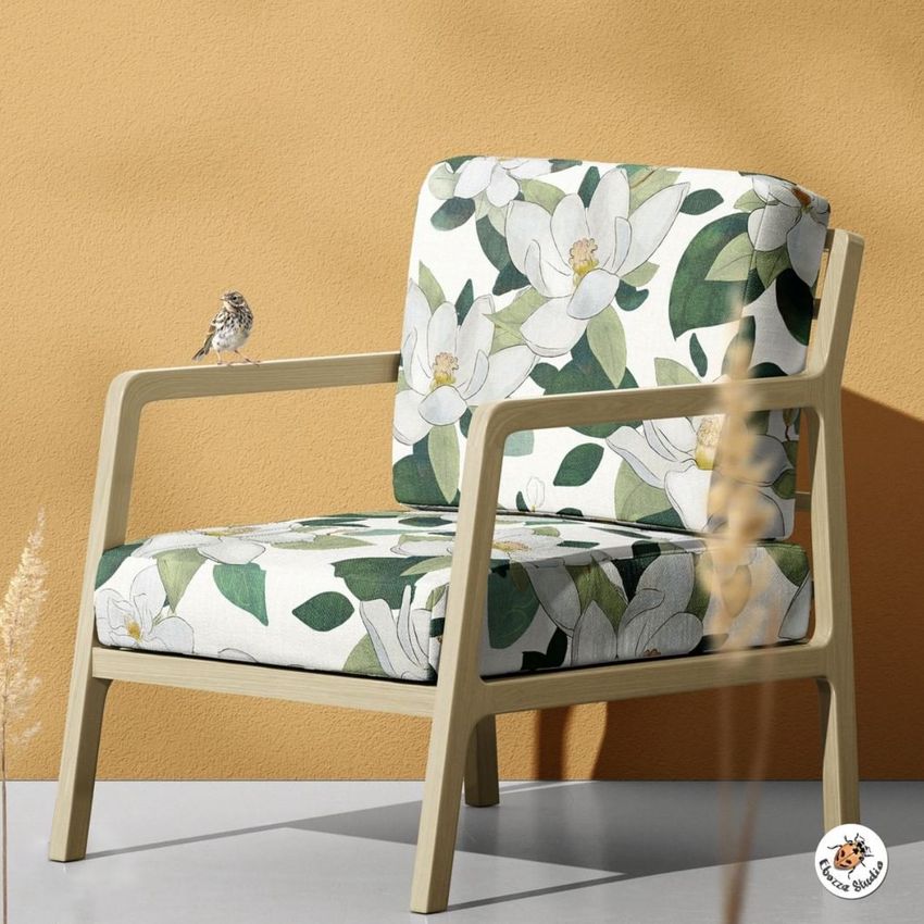 Magnolias Garden Party  by Elaine Bozza - Files in Use example