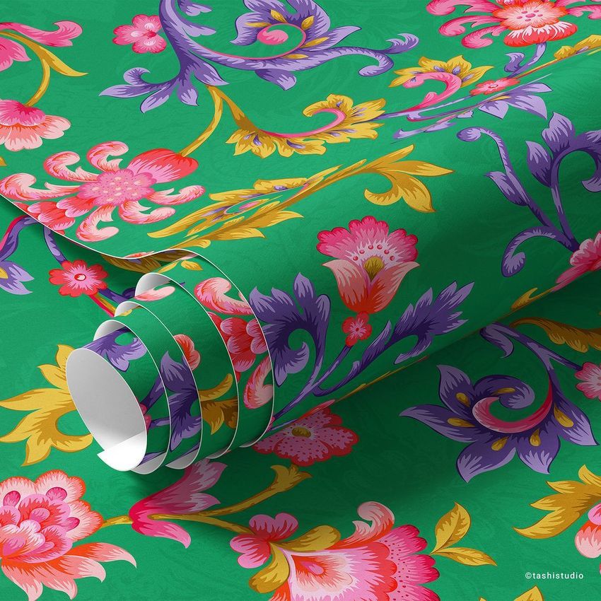 Jacobean Florals by Tashi Studio - Files in Use example