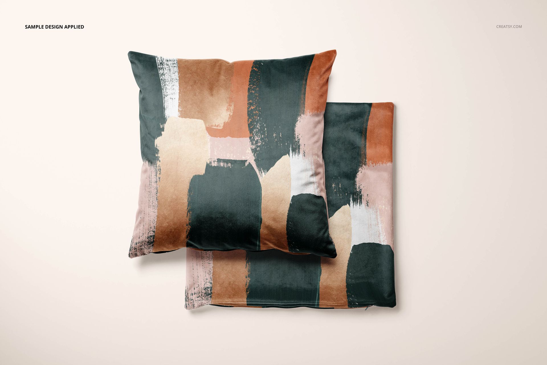 Velvet Cushion Cover Mockup Set - mockup screenshot 20