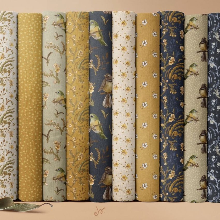 Native Little Birds by Elaine Bozza - Files in Use example