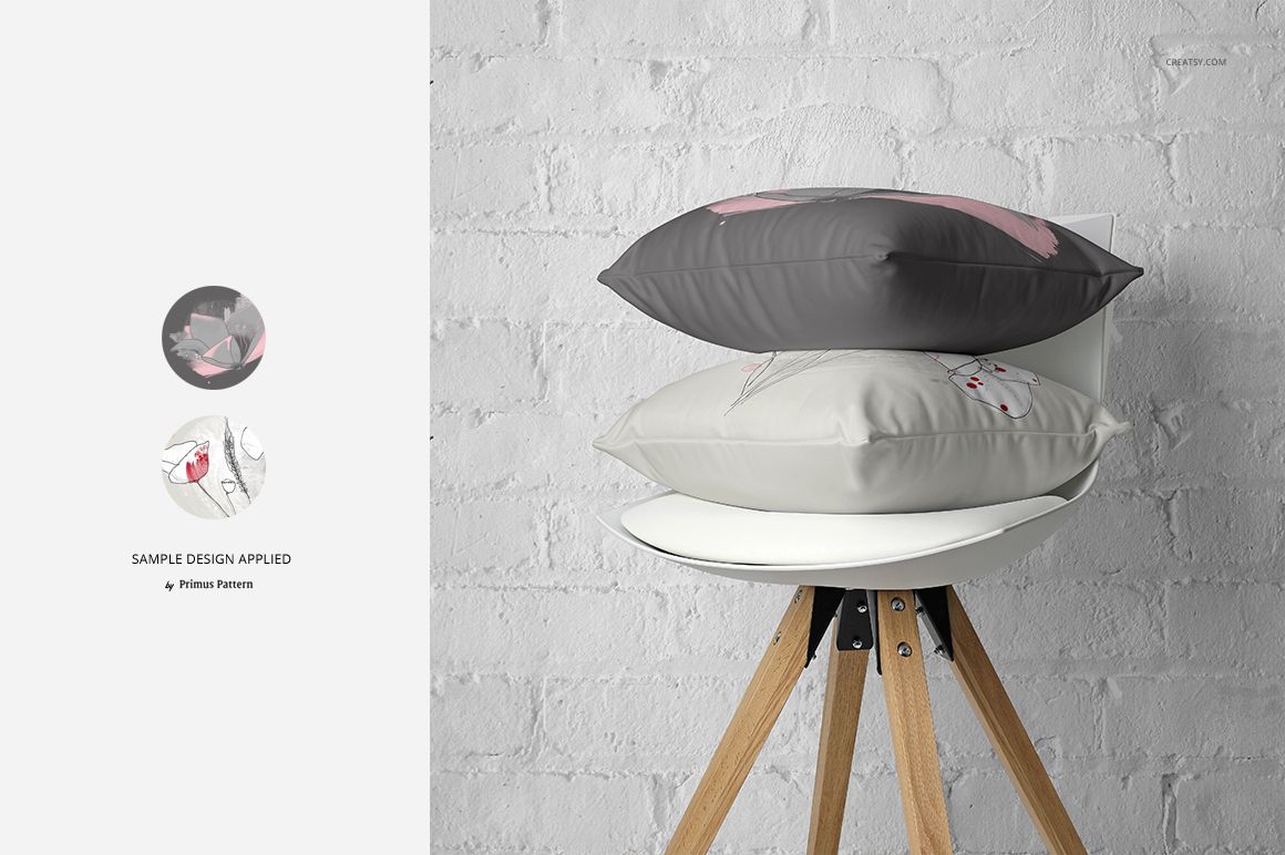 Pillow Mockup Set (chair edition) - mockup screenshot 11