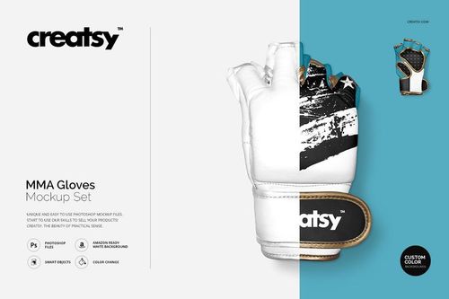 MMA Gloves Mockup Set - mockup preview 1