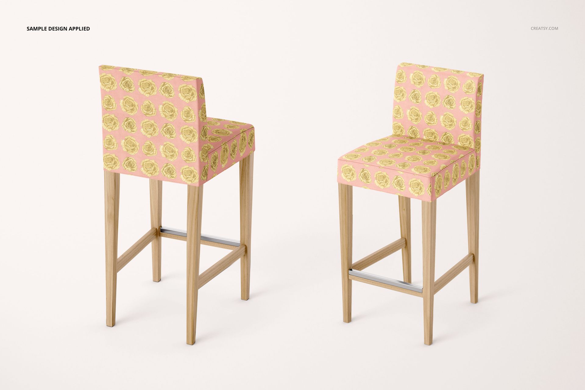 Ikea Henriksdal Chairs & Bar Stools Mockup Set - mockup screenshot 5