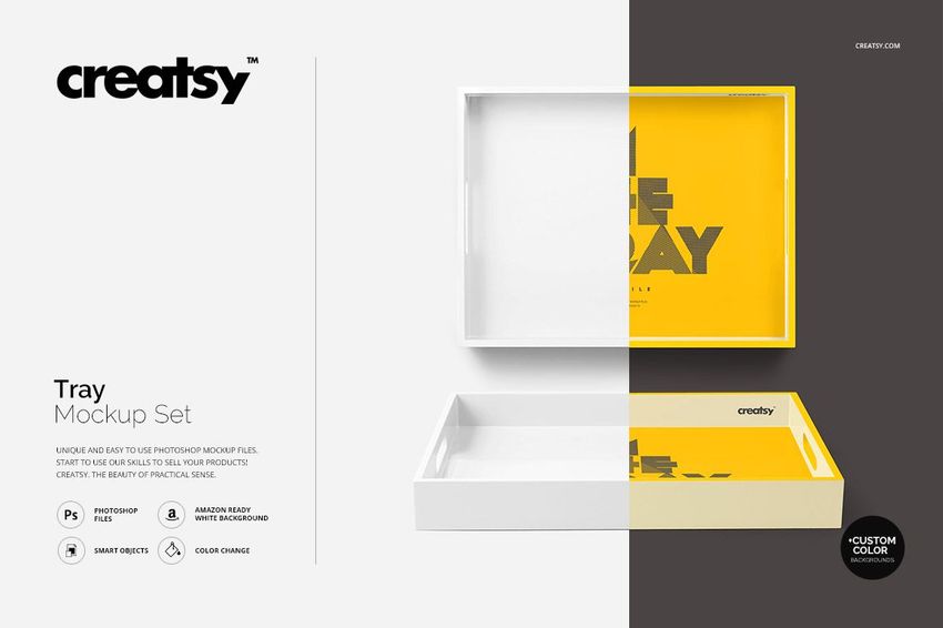 Tray Mockup Set - mockup screenshot 1