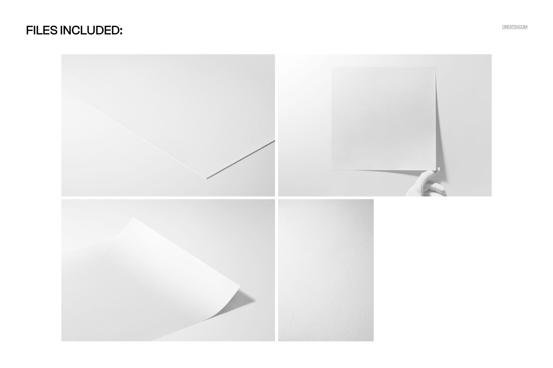 Fuji Fine Art Museum Rough Giclée Fine Art Print Mockup Set (Square)