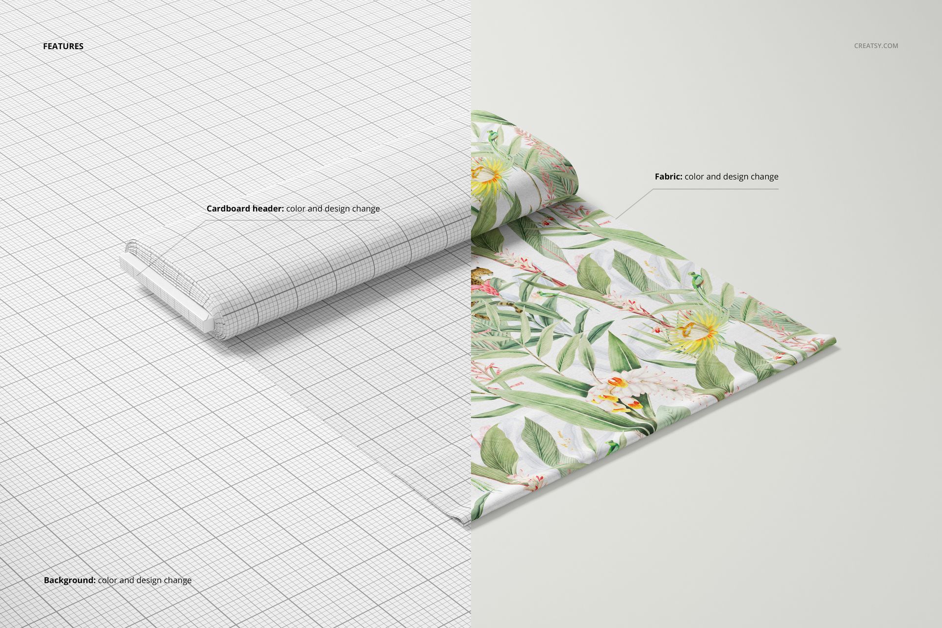Fabric Bolt Mockup Set (53/FFv.6) - mockup screenshot 3