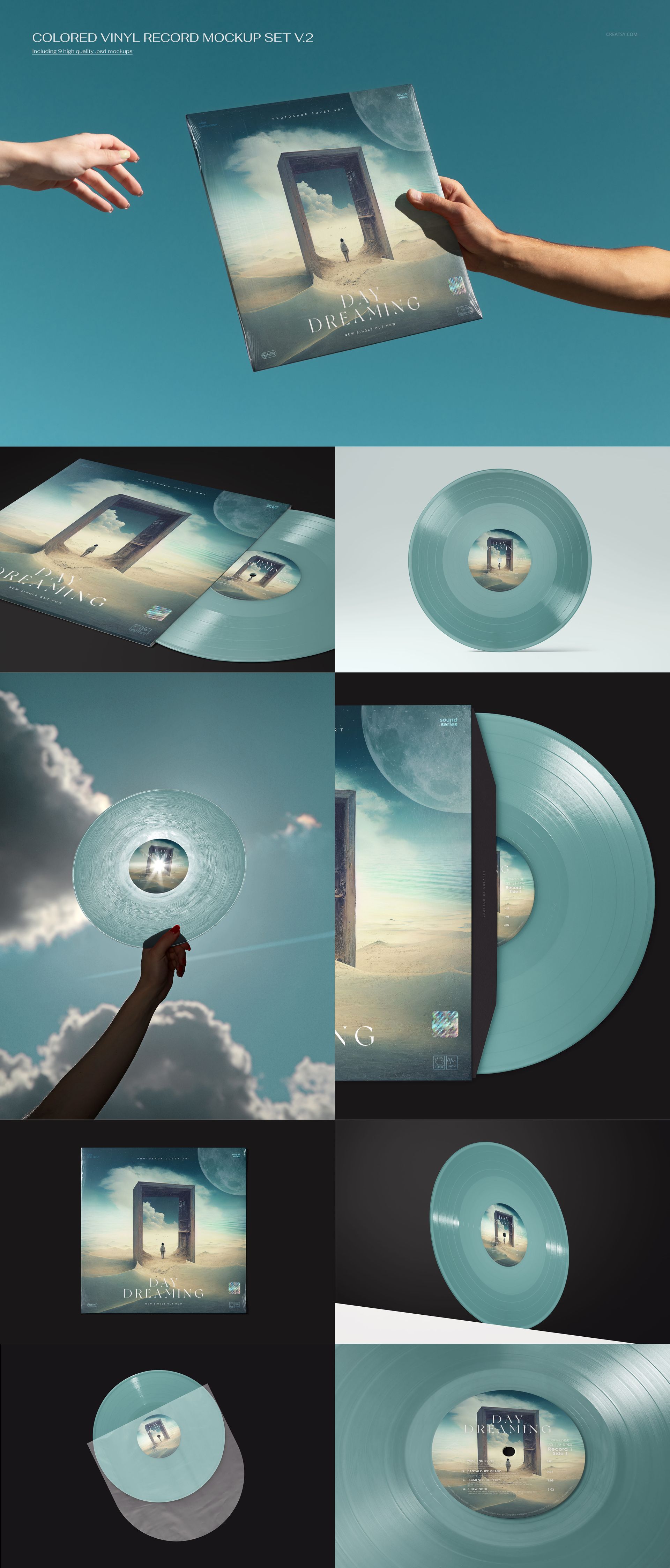 Vinyl Record Mockup Bundle - mockup screenshot 11