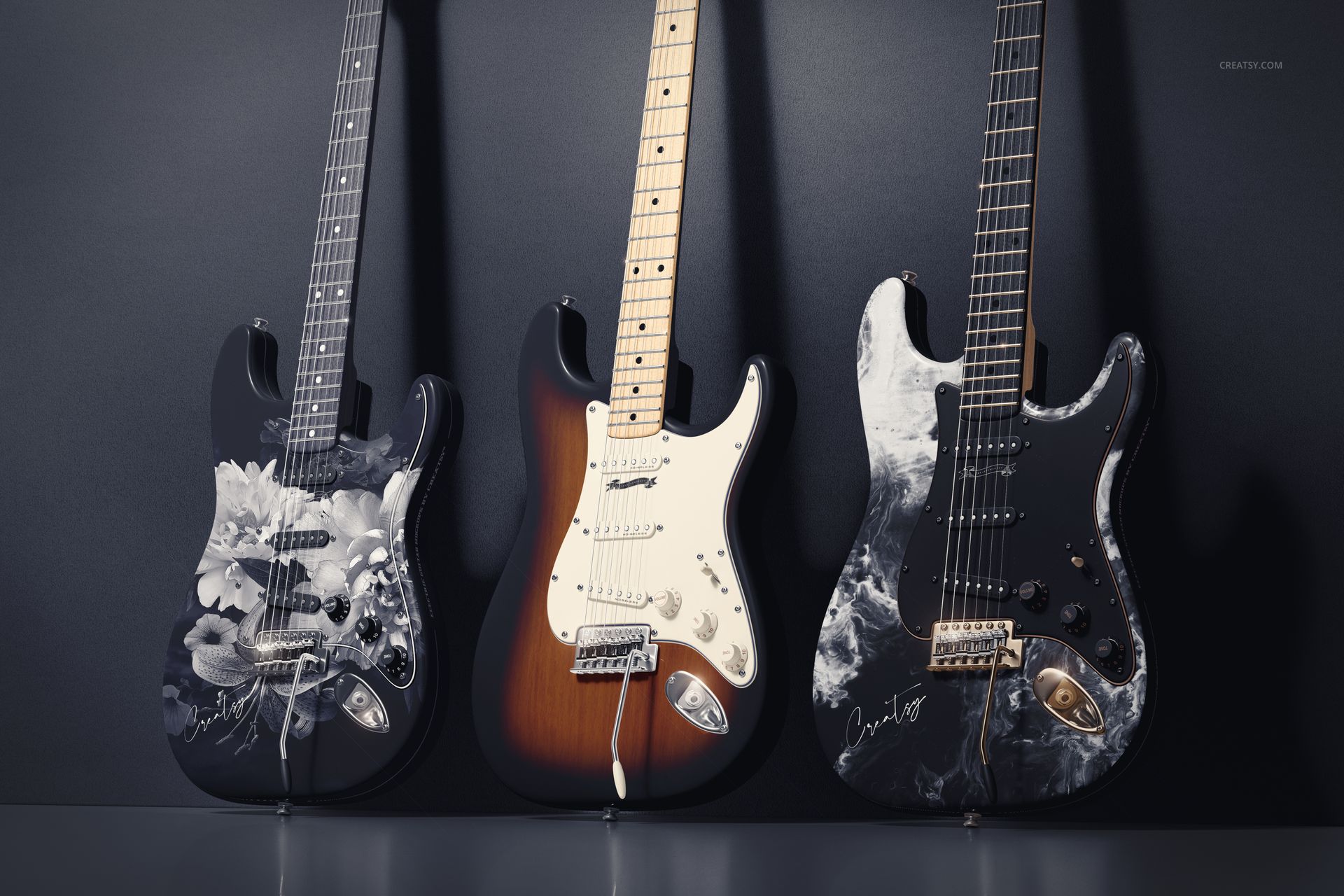Electric Guitar Mockup Set - mockup screenshot 5