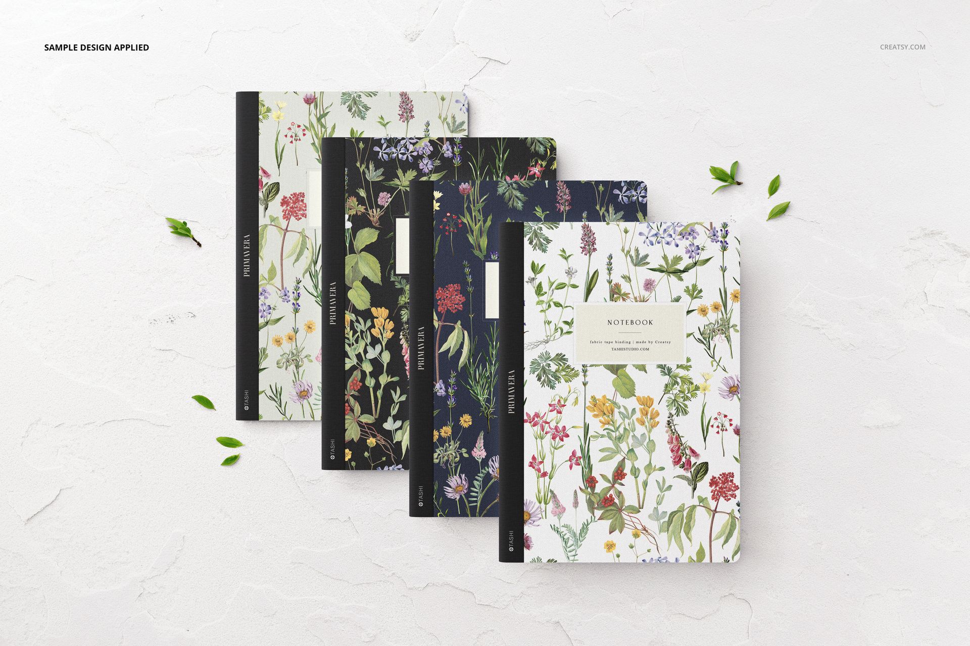 Set of 4 Notebooks Mockup - mockup screenshot 4
