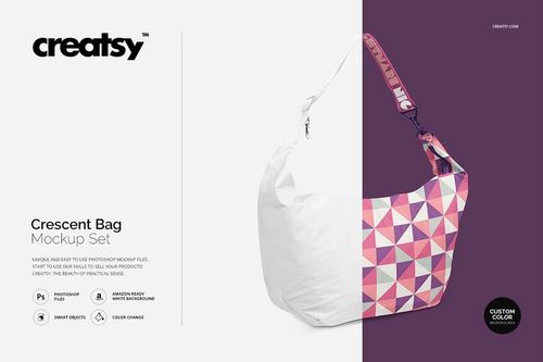 Crescent Bag Mockup Set - mockup preview 1