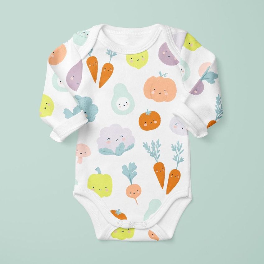 Veggie Pattern by Little Vanilla - Files in Use example