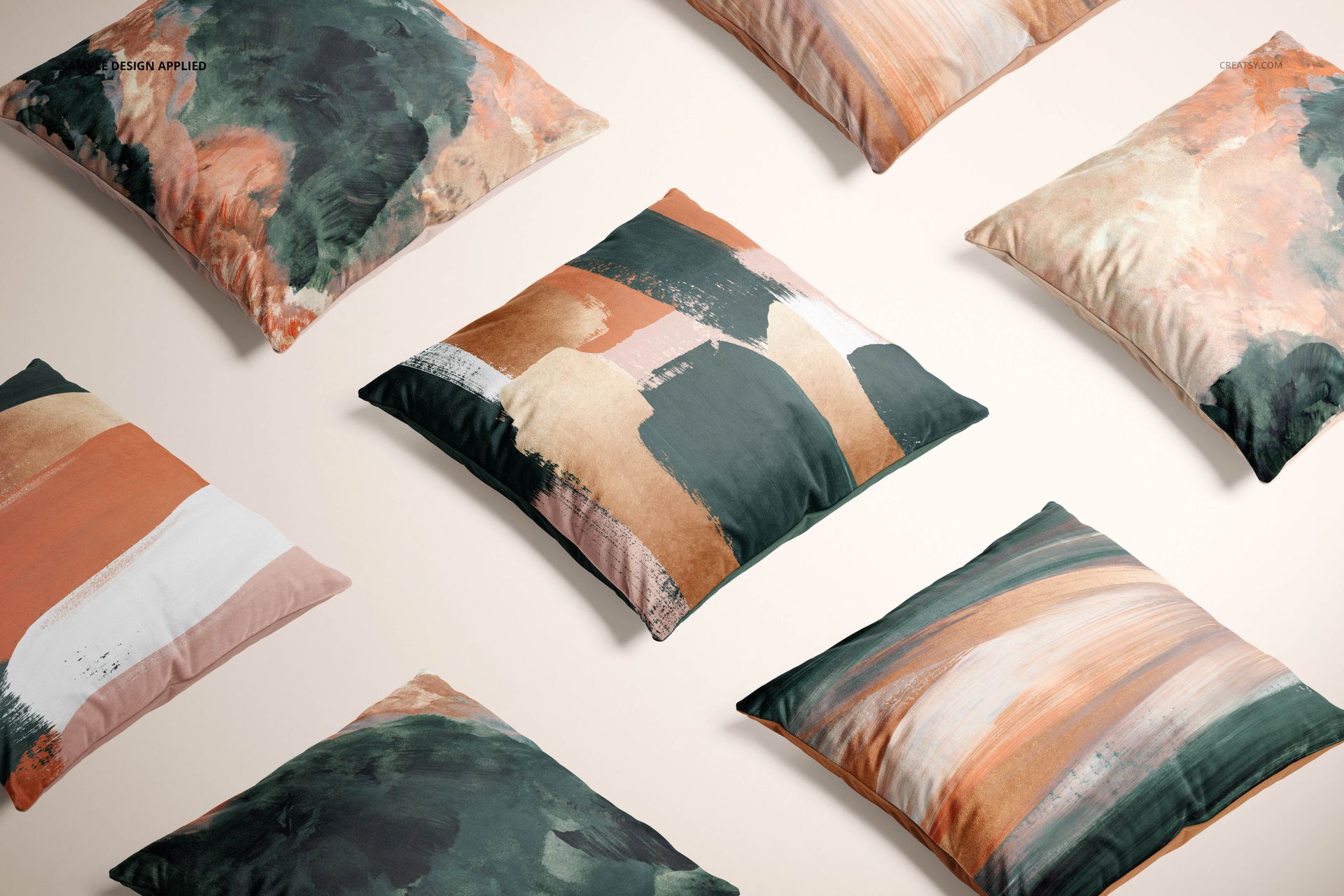 Velvet Cushion Cover Mockup Set - mockup screenshot 18