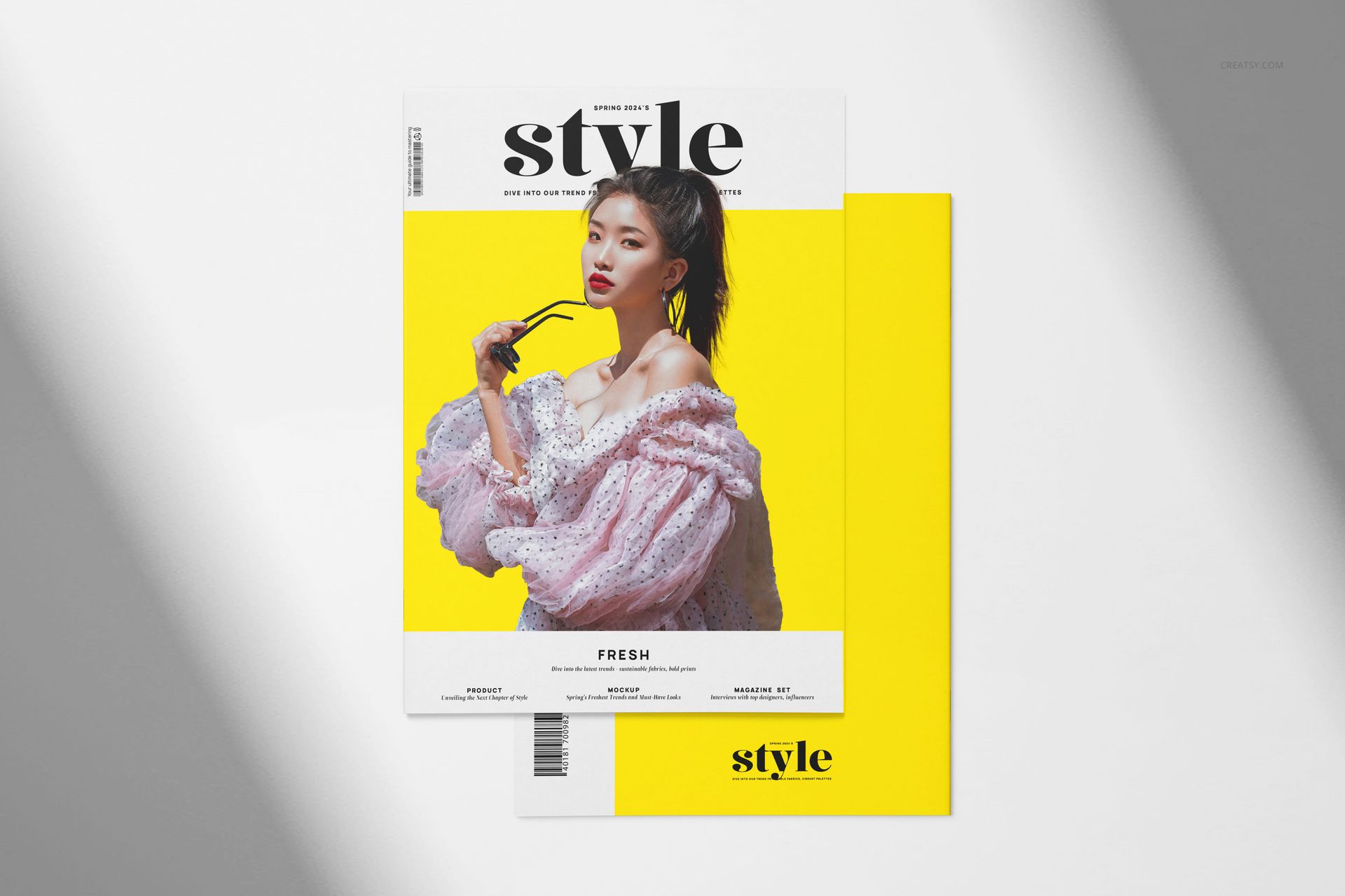 A4 Magazine Mockup Set | Creatsy®