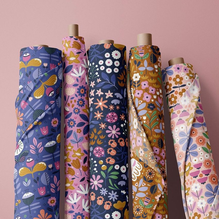 Retro Patterns by Anna Deegan - Files in Use example