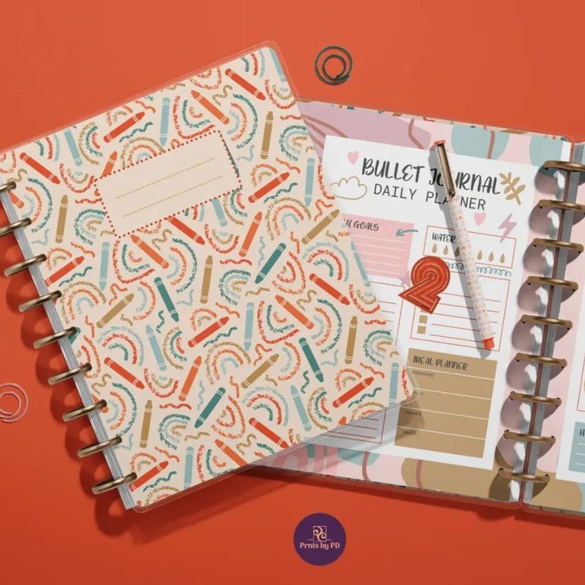 Bullet Journal by Prnts by PD - Files in Use example