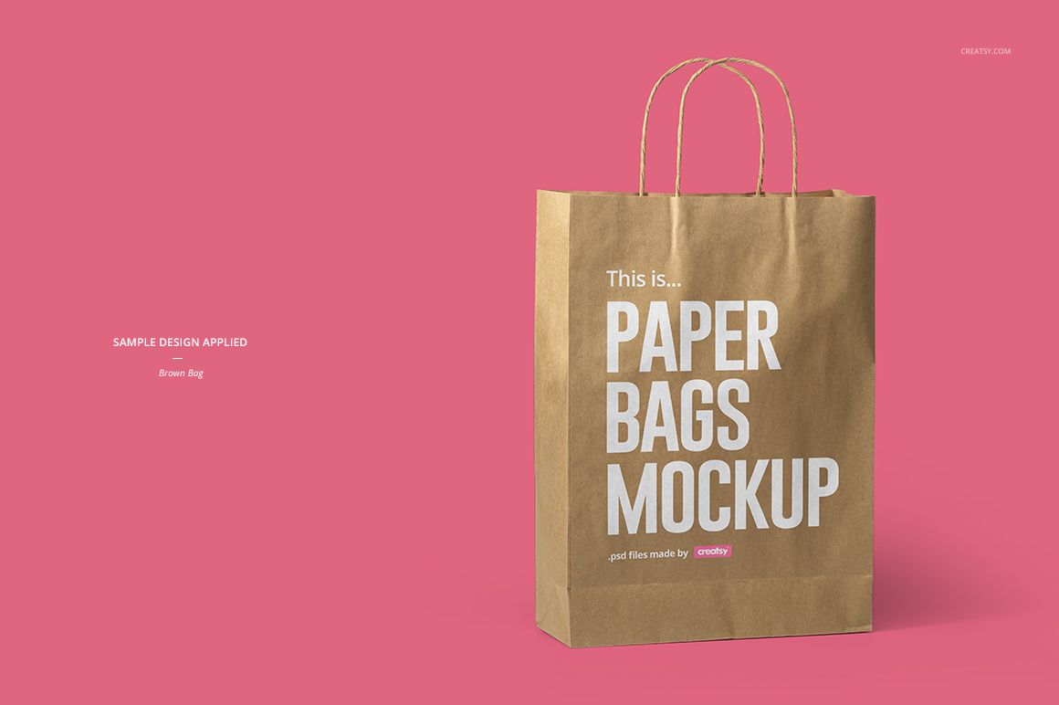 Paper Bag Mockup Set - mockup screenshot 3