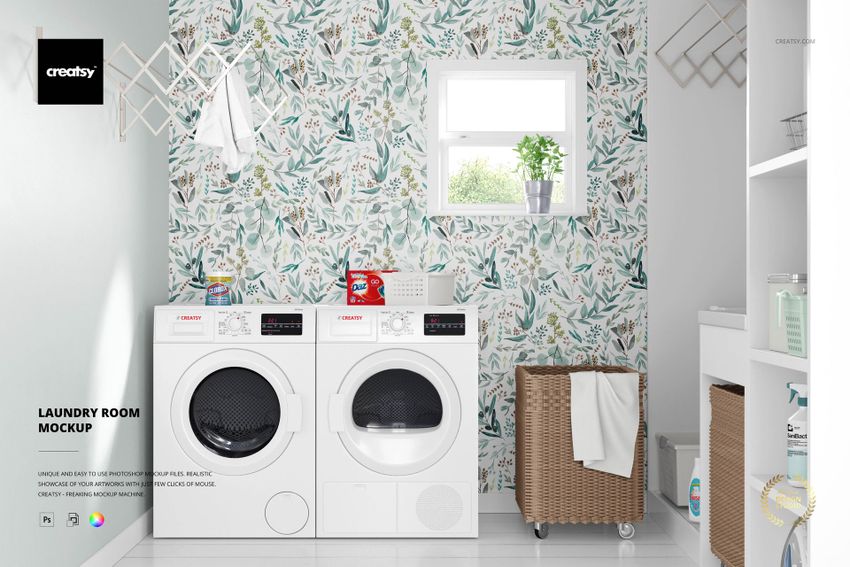 Laundry Room Mockup - mockup screenshot 1