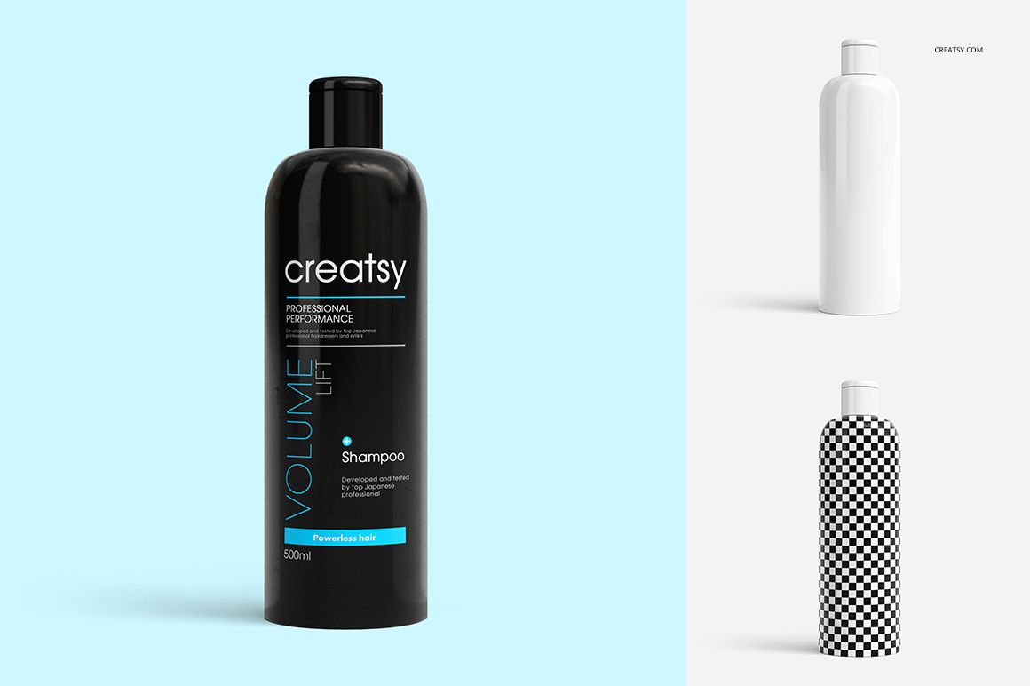 Shampoo Bottle Mockup Set - mockup screenshot 5