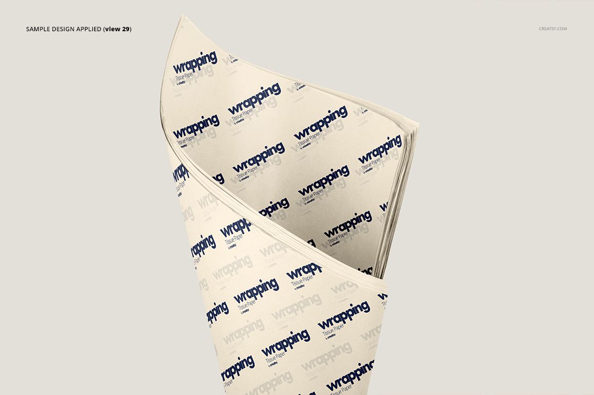 Wrapping Tissue Paper Mockup Bundle - mockup screenshot 35