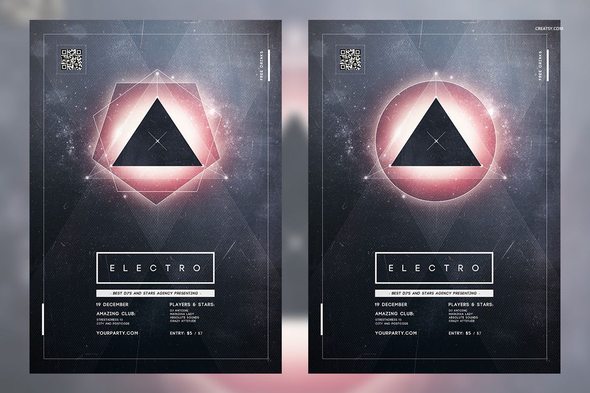 Galaxy Triangle Poster - mockup screenshot 2