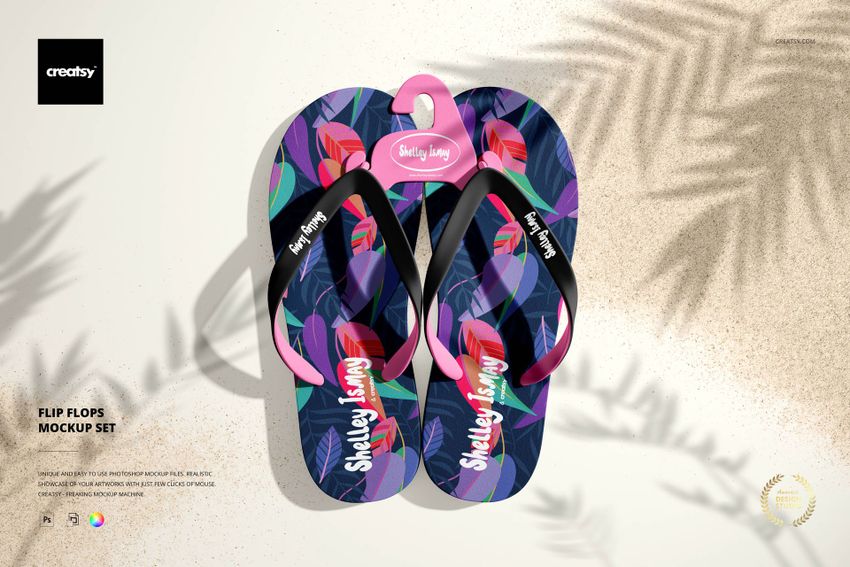 Flip Flops Mockup Set - mockup screenshot 1