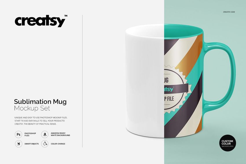 Sublimation Mug Mockup Set - mockup screenshot 1