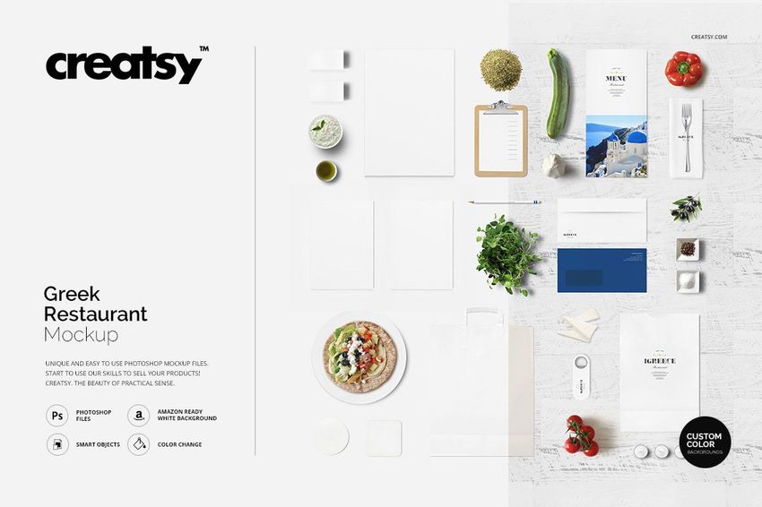 Greek Restaurant Mockup - mockup screenshot 1