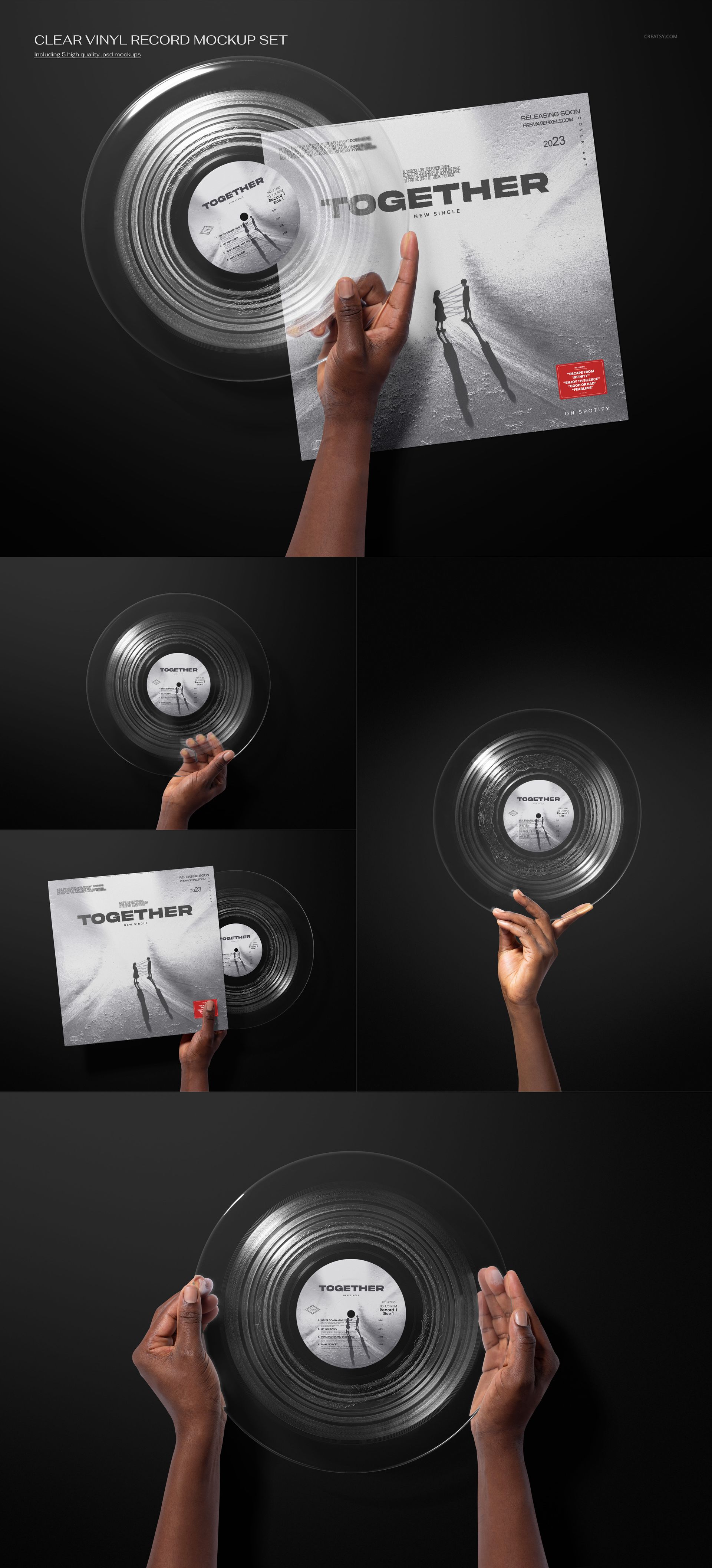 Vinyl Record Mockup Bundle - mockup screenshot 7