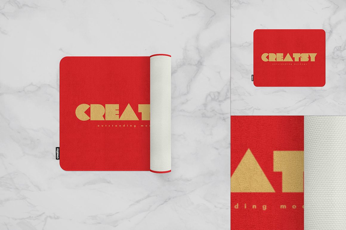 Round Corners Rug Mockup Set - mockup screenshot 3